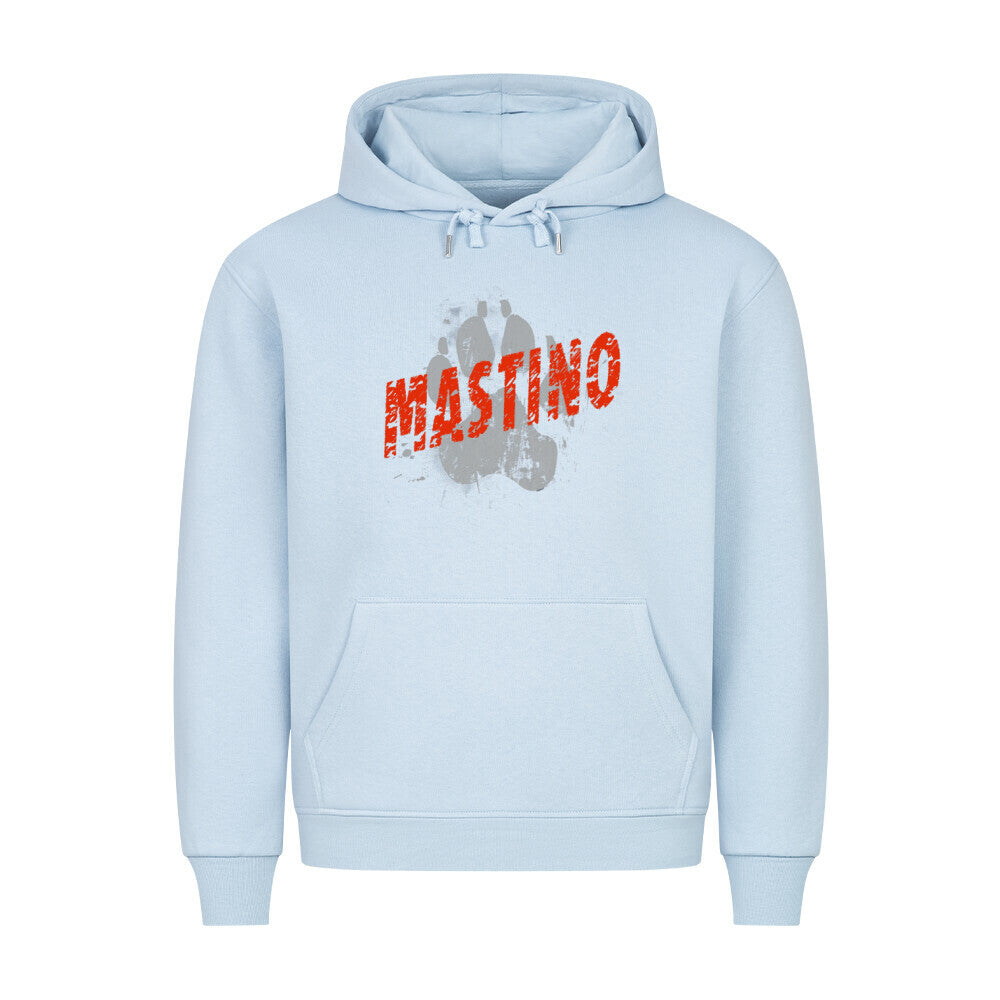 Premium Hoodie "Mastino - PAW" Babyblau – hunde-shirt.de