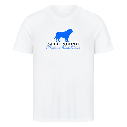 Premium T-Shirt "Mastino - Seelenhund" Weiß – hunde-shirt.de