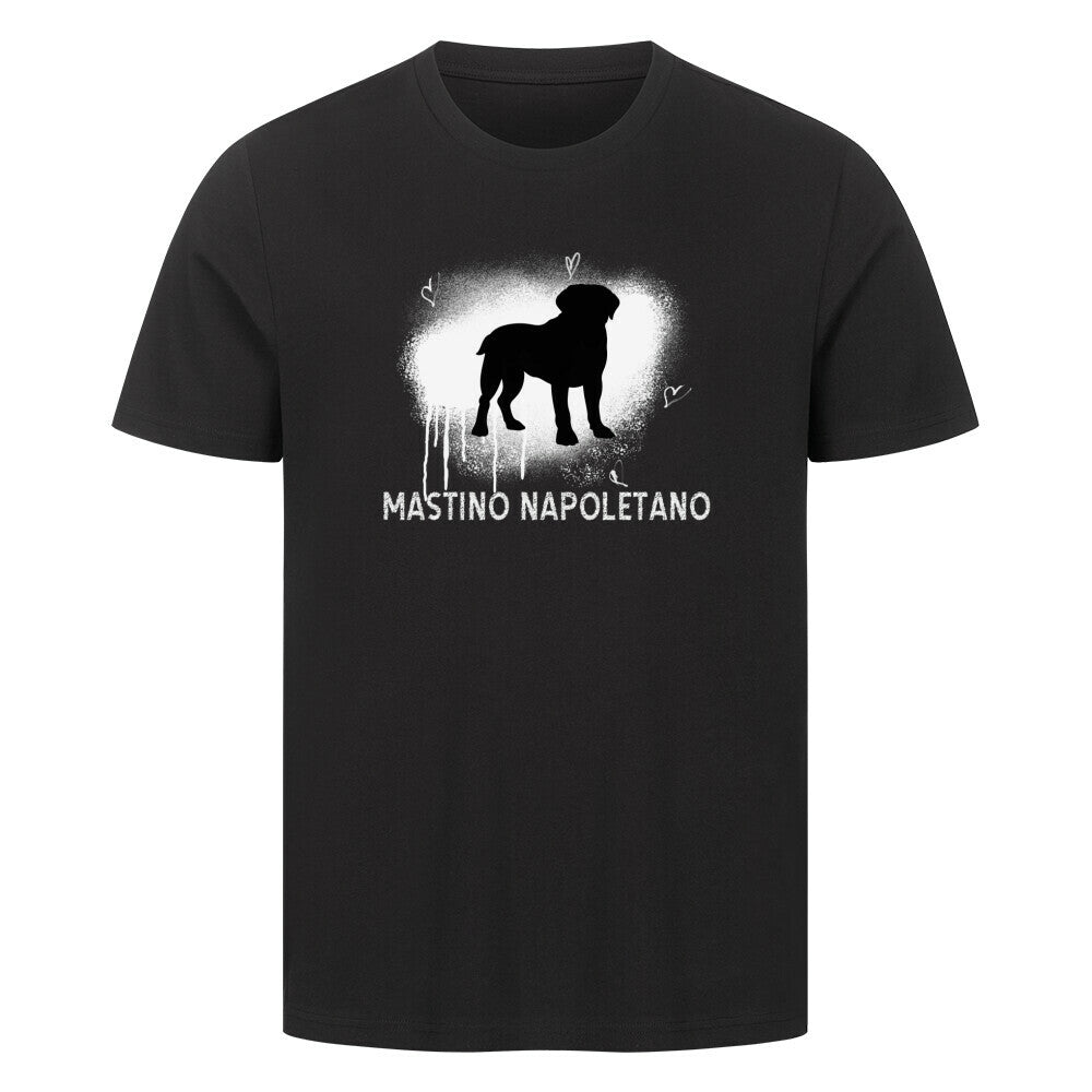 Premium T-Shirt "Mastino - Brush" Schwarz – hunde-shirt.de