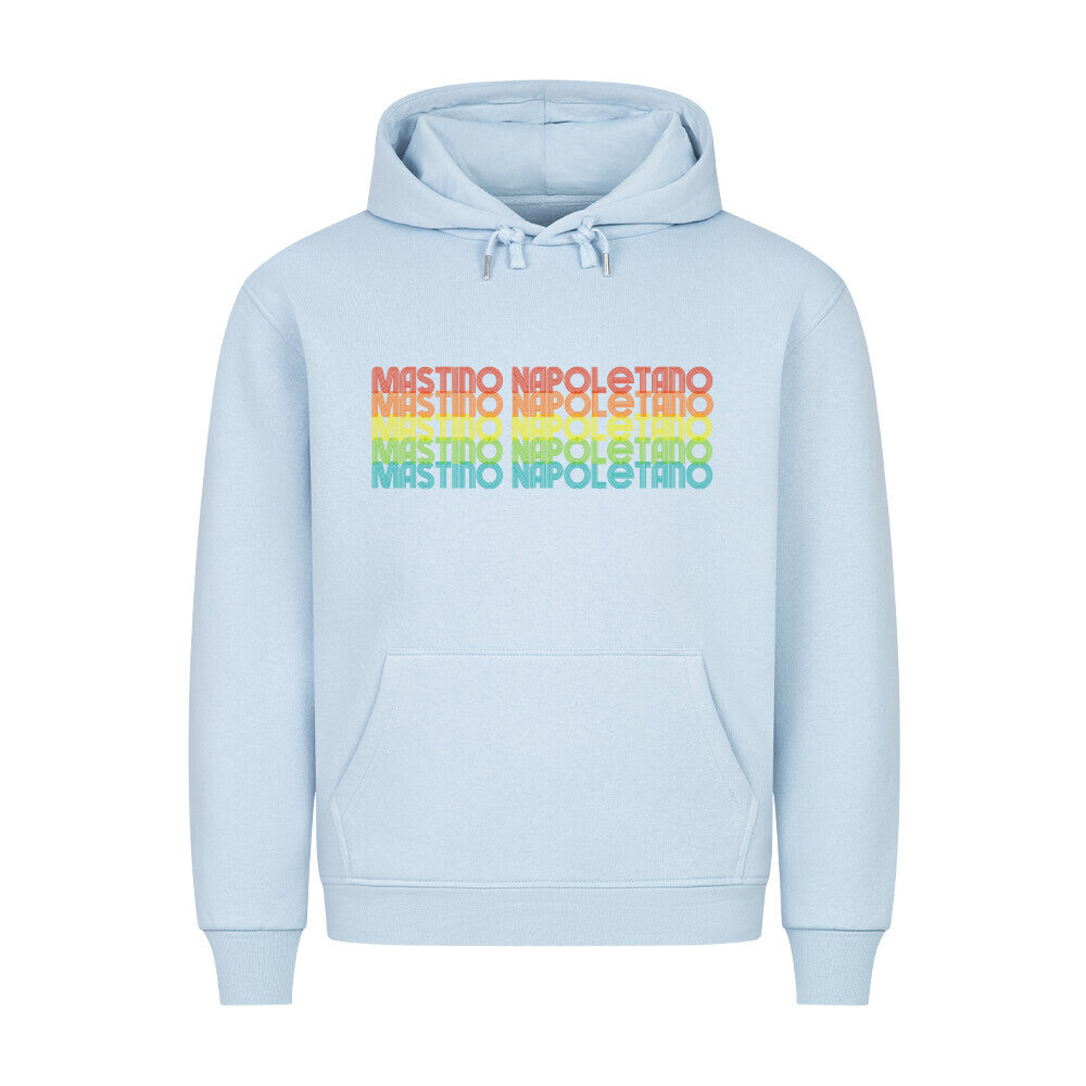 Premium Hoodie "Mastino - RETRO" Babyblau – hunde-shirt.de