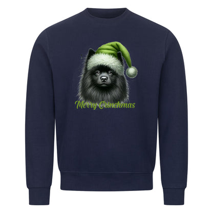 Premium Sweatshirt "Mittelspitz - Merry Grinchmas" Navy Blue – hunde-shirt.de