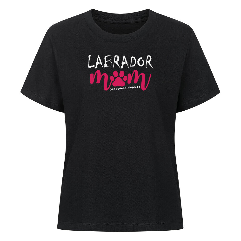 Premium Damen-Shirt "Labrador - Mom" Schwarz – hunde-shirt.de