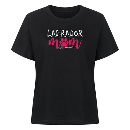 Premium Damen-Shirt "Labrador - Mom" Schwarz – hunde-shirt.de