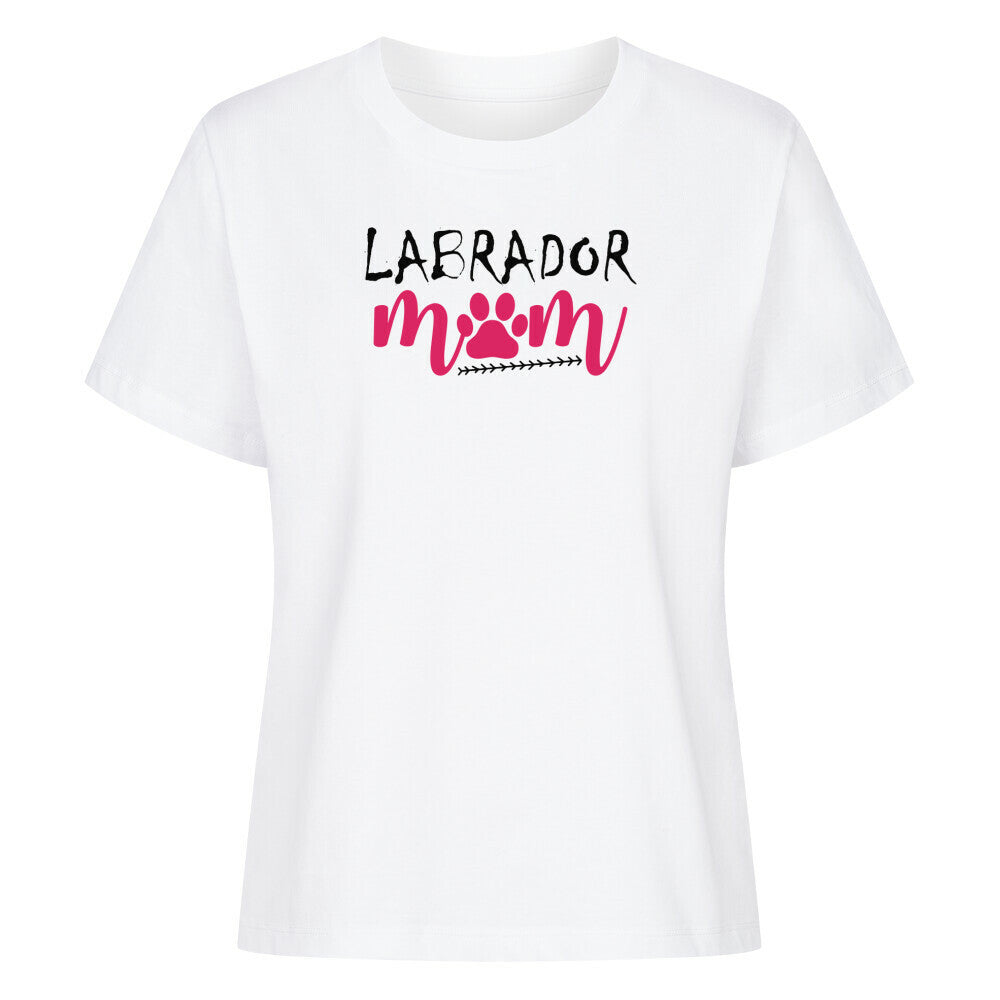 Premium Damen-Shirt "Labrador - Mom" Weiß – hunde-shirt.de