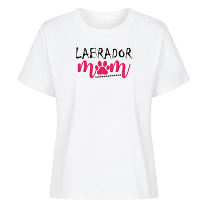 Premium Damen-Shirt "Labrador - Mom" Weiß – hunde-shirt.de