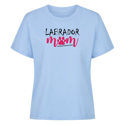 Premium Damen-Shirt "Labrador - Mom" Sky Blue – hunde-shirt.de