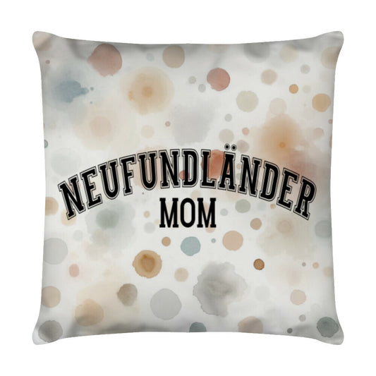 Kissen "Neufundländer - MOM" Weiß – hunde-shirt.de