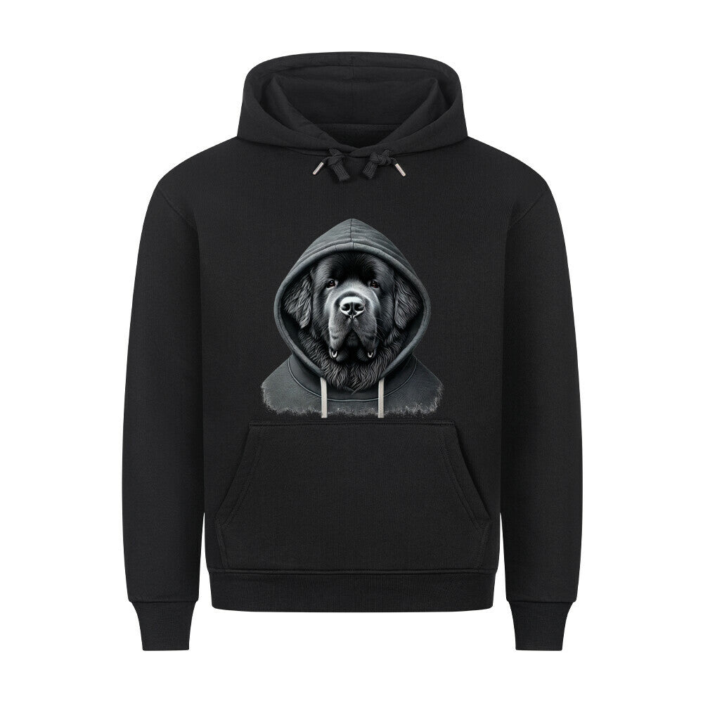 Premium Hoodie "Neufundländer - Hooded" Schwarz – hunde-shirt.de