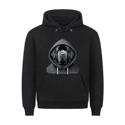 Premium Hoodie "Neufundländer - Hooded" Schwarz – hunde-shirt.de