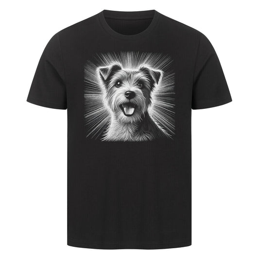 Premium T-Shirt "Norfolk - Bright" Schwarz – hunde-shirt.de