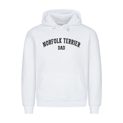 Premium Hoodie "Norfolk - DAD" Weiß – hunde-shirt.de