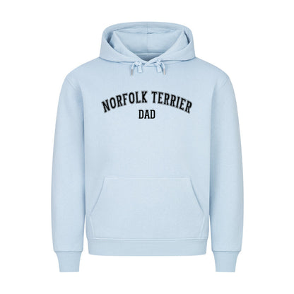 Premium Hoodie "Norfolk - DAD" Babyblau – hunde-shirt.de