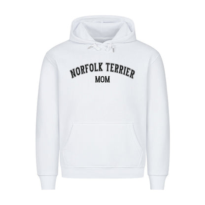 Premium Hoodie "Norfolk - MOM" Weiß – hunde-shirt.de