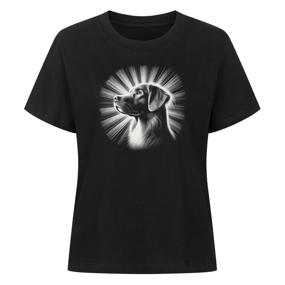 Premium Damen-Shirt "Nova Scotia - Bright" Schwarz – hunde-shirt.de