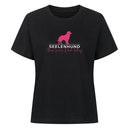 Premium Damen-Shirt "Nova Scotia - Seelenhund" Schwarz – hunde-shirt.de
