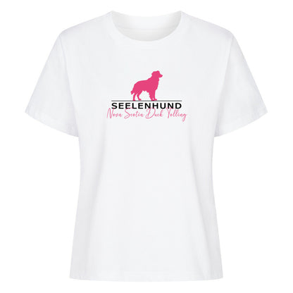 Premium Damen-Shirt "Nova Scotia - Seelenhund" Weiß – hunde-shirt.de