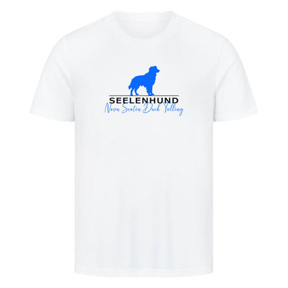 Premium T-Shirt "Nova Scotia - Seelenhund" Weiß – hunde-shirt.de
