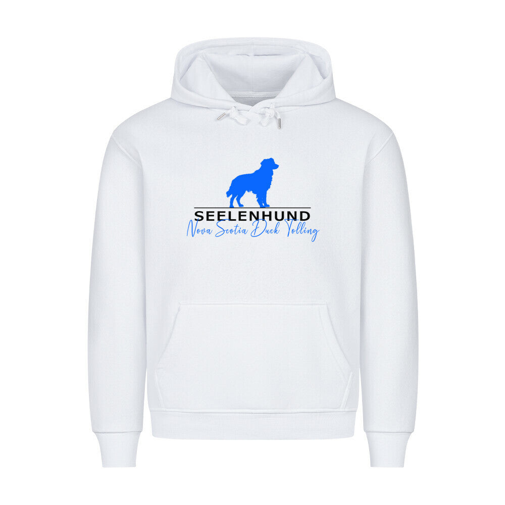 Premium Hoodie "Nova Scotia - Seelenhund" Weiß – hunde-shirt.de