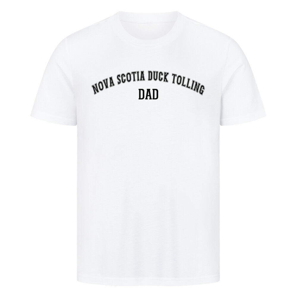 Premium T-Shirt "Nova Scotia - DAD" Weiß – hunde-shirt.de