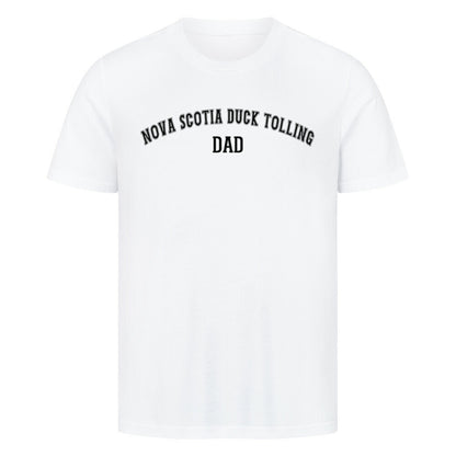 Premium T-Shirt "Nova Scotia - DAD" Weiß – hunde-shirt.de