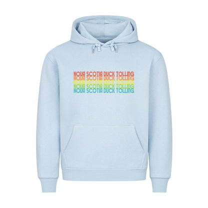 Premium Hoodie "Nova Scotia - RETRO" Babyblau – hunde-shirt.de