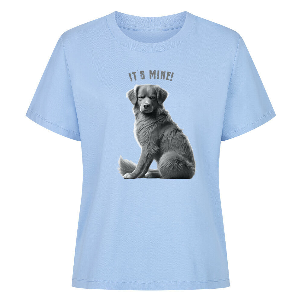 Premium Damen-Shirt "Nova Scotia - It´s mine!" Sky Blue – hunde-shirt.de