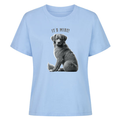 Premium Damen-Shirt "Nova Scotia - It´s mine!" Sky Blue – hunde-shirt.de