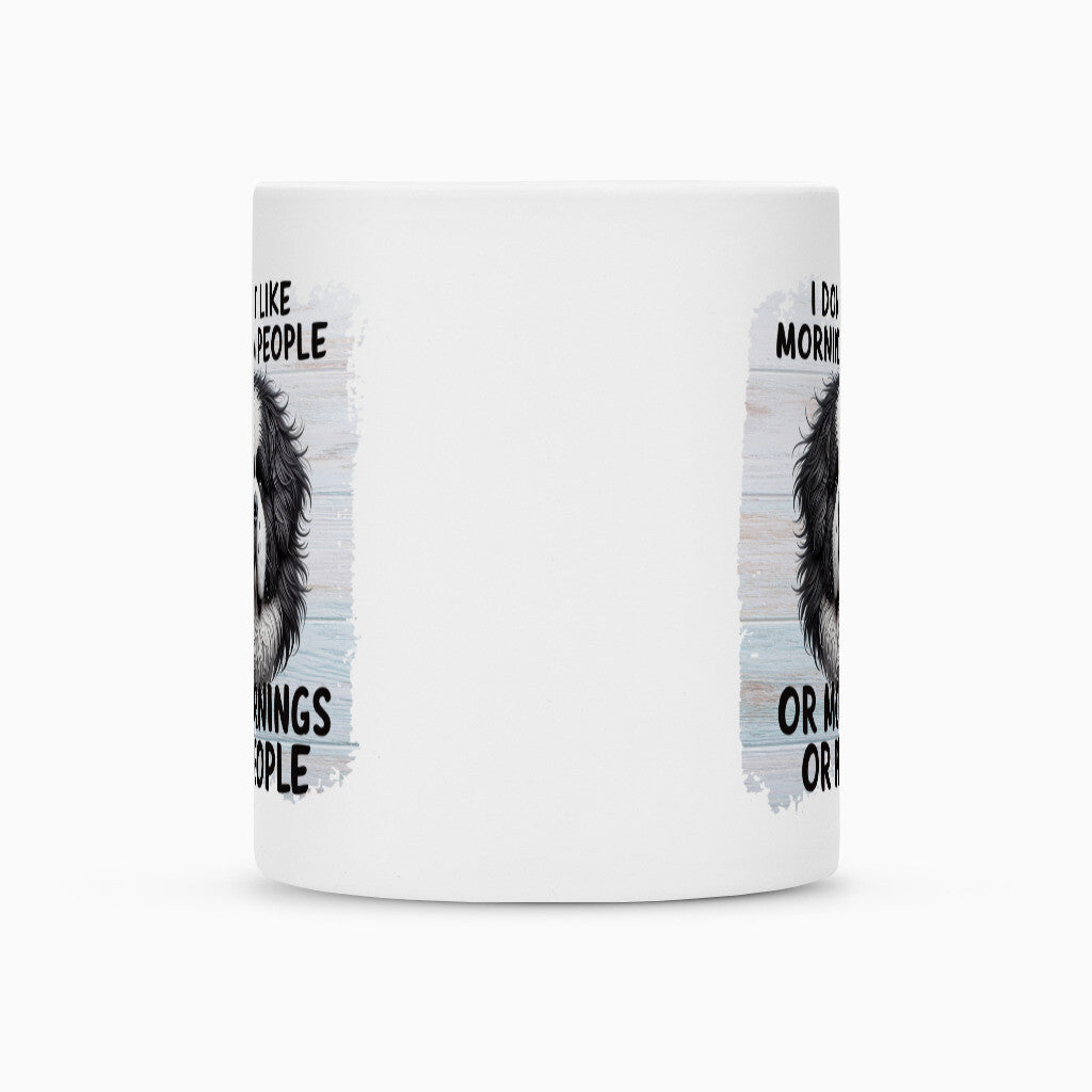 Tasse "Landseer - Morning People" – hunde-shirt.de