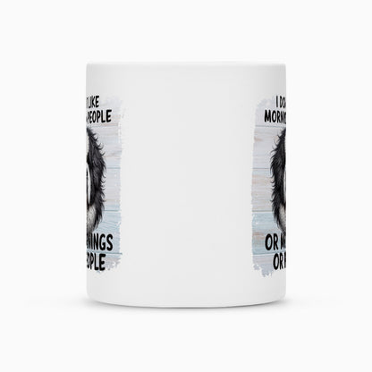 Tasse "Landseer - Morning People" – hunde-shirt.de