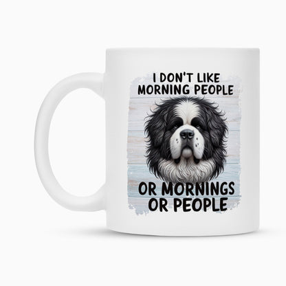 Tasse "Landseer - Morning People" – hunde-shirt.de