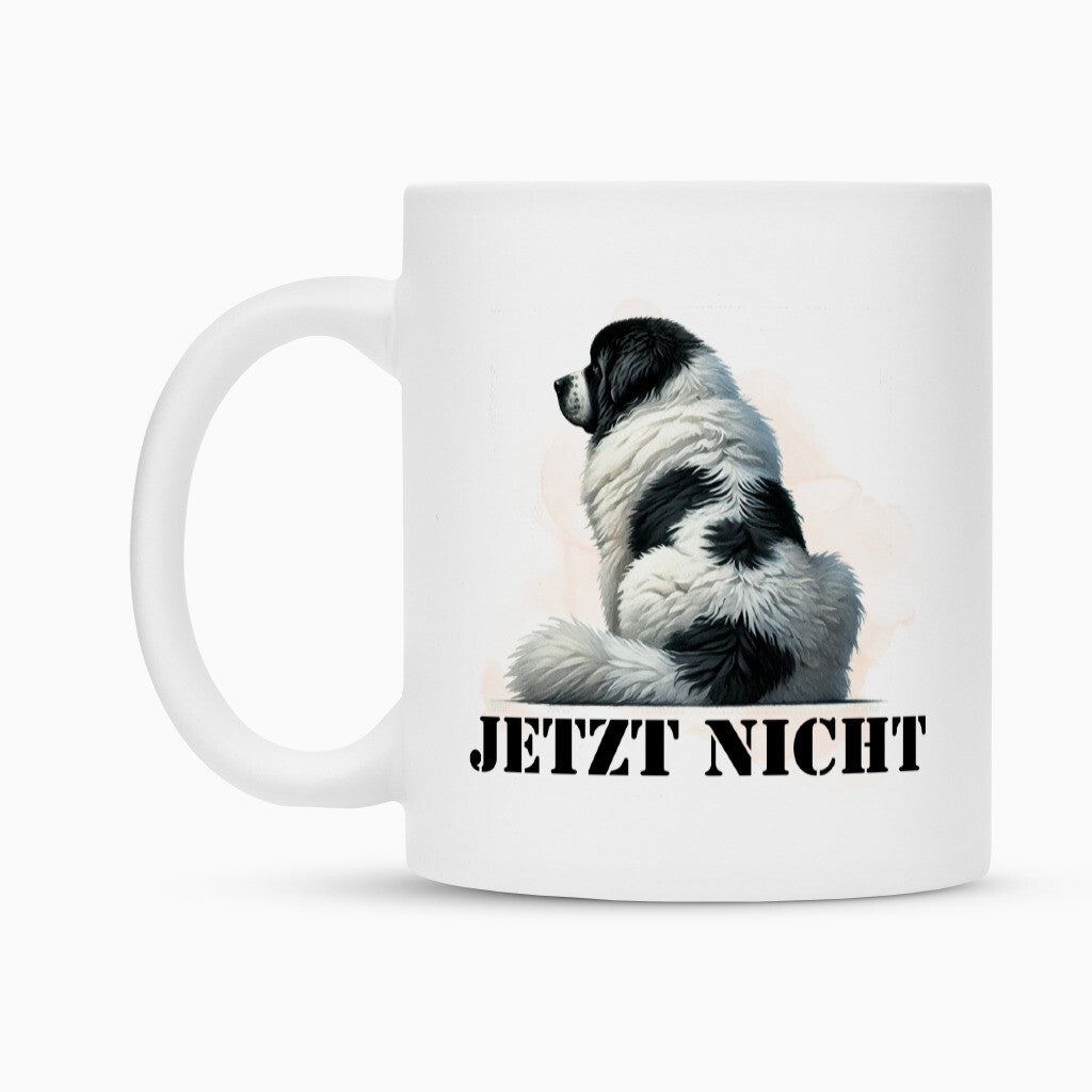 Tasse "Landseer - JETZT NICHT" – hunde-shirt.de