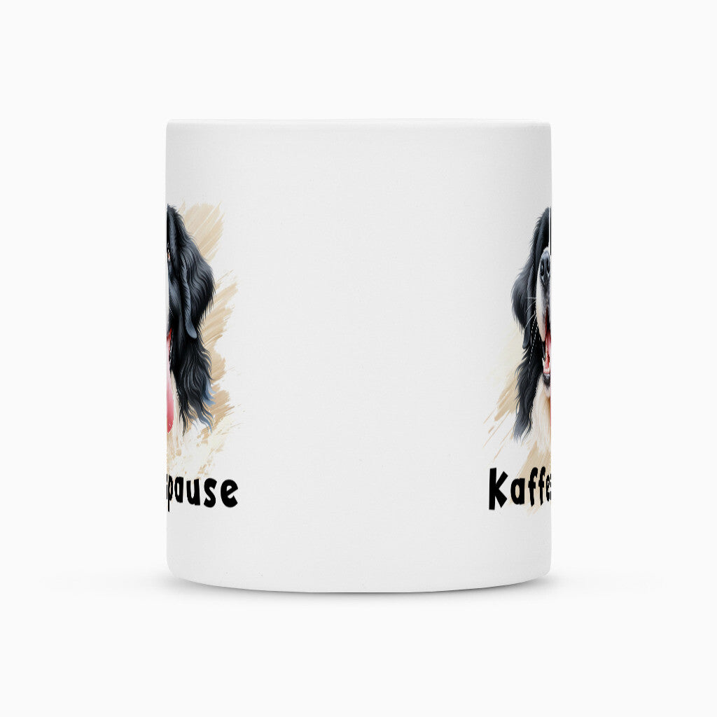 Tasse "Landseer - Kaffeepause" – hunde-shirt.de