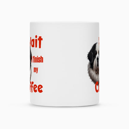 Tasse "Landseer - Wait..." – hunde-shirt.de