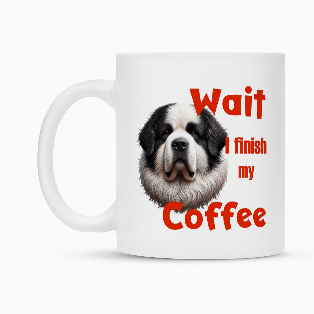 Tasse "Landseer - Wait..." – hunde-shirt.de