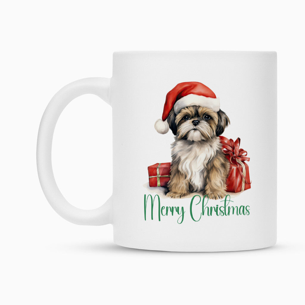 Tasse "Lhasa Apso - Merry Christmas" – hunde-shirt.de