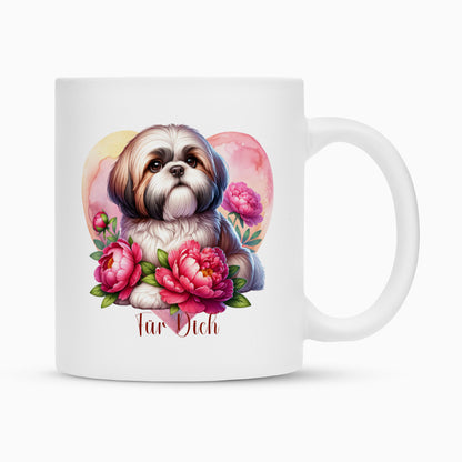 Tasse "Lhasa Apso - Für Dich" Weiß – hunde-shirt.de