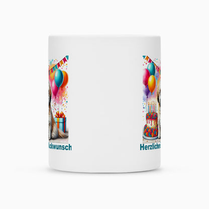 Tasse "Lhasa Apso - Glückwunsch" – hunde-shirt.de
