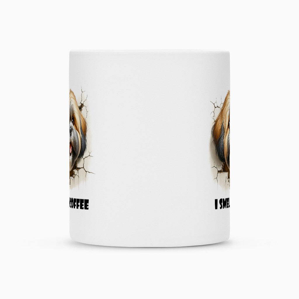 Tasse "Lhasa Apso - I smell Coffee" – hunde-shirt.de