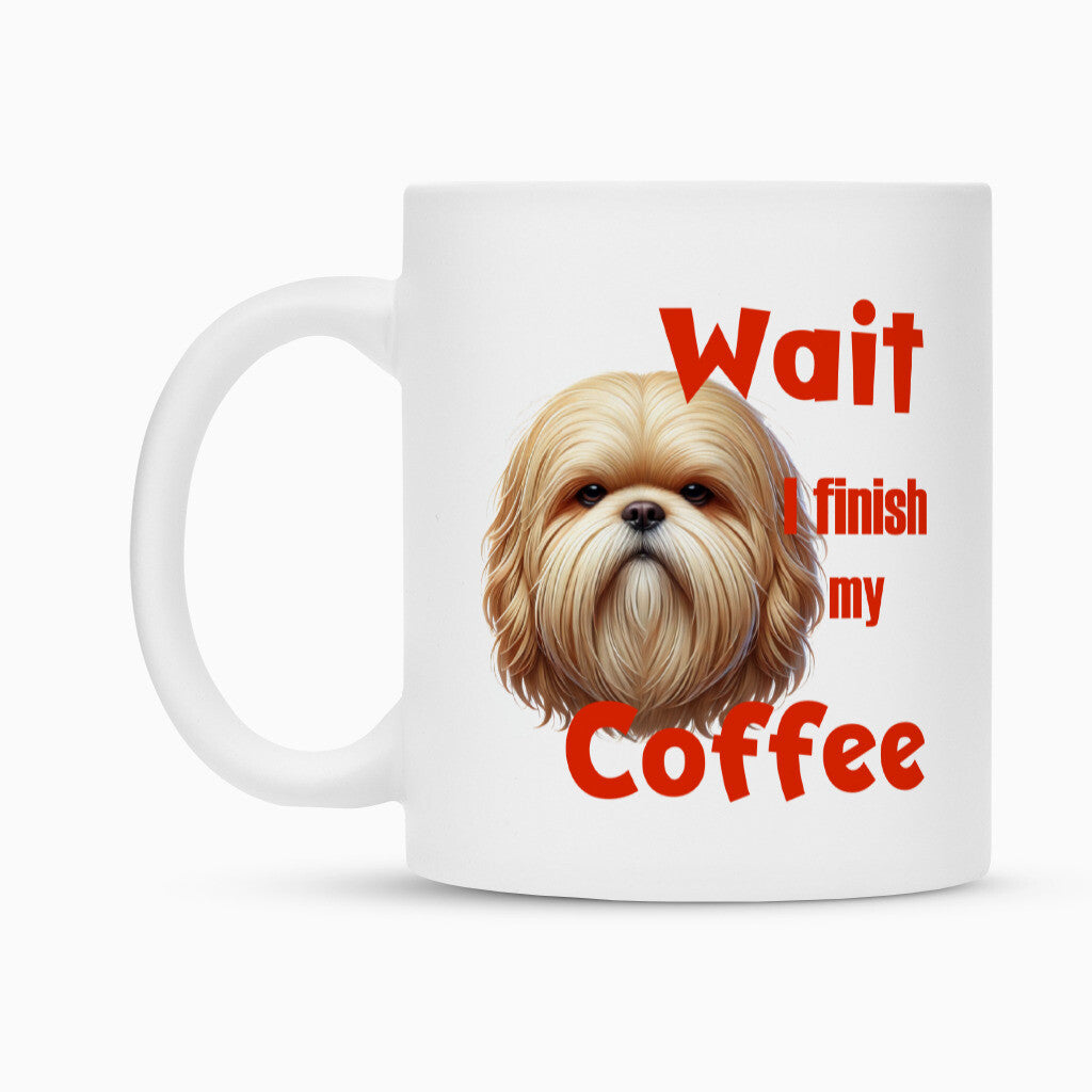 Tasse "Lhasa Apso - Wait..." – hunde-shirt.de