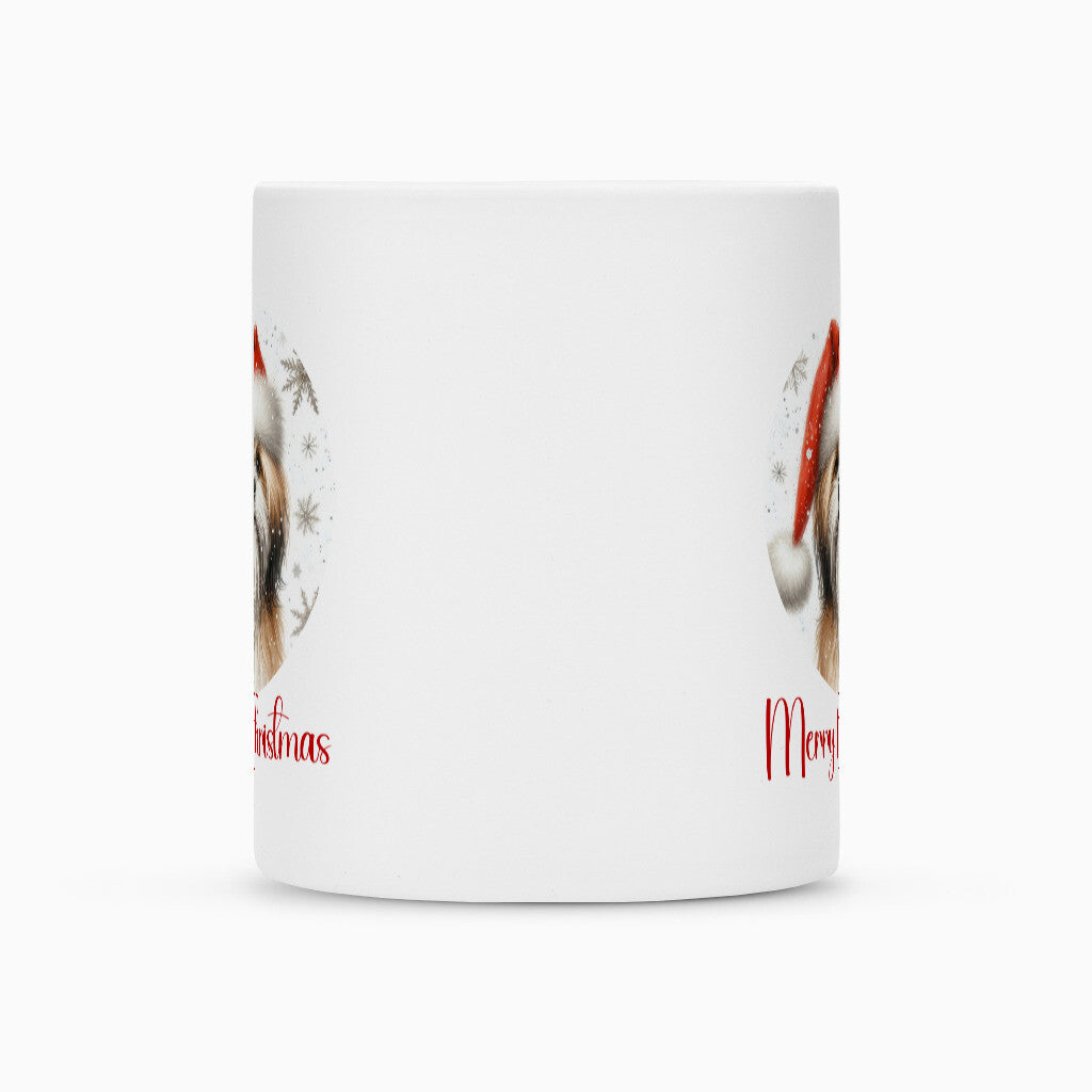 Tasse "Lhasa Apso - Merry Christmas" – hunde-shirt.de