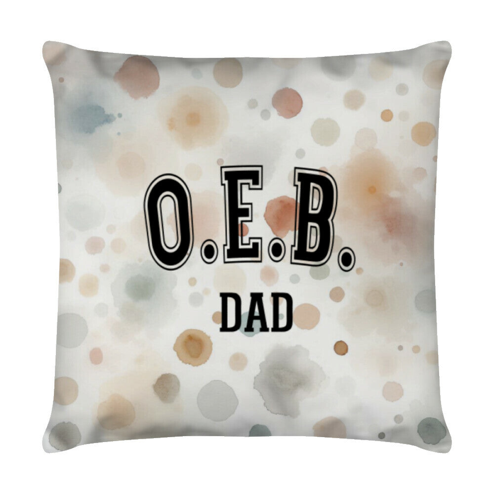Kissen "OEB - DAD" Weiß – hunde-shirt.de