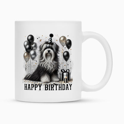Tasse "Löwchen - Happy Birthday" Weiß – hunde-shirt.de