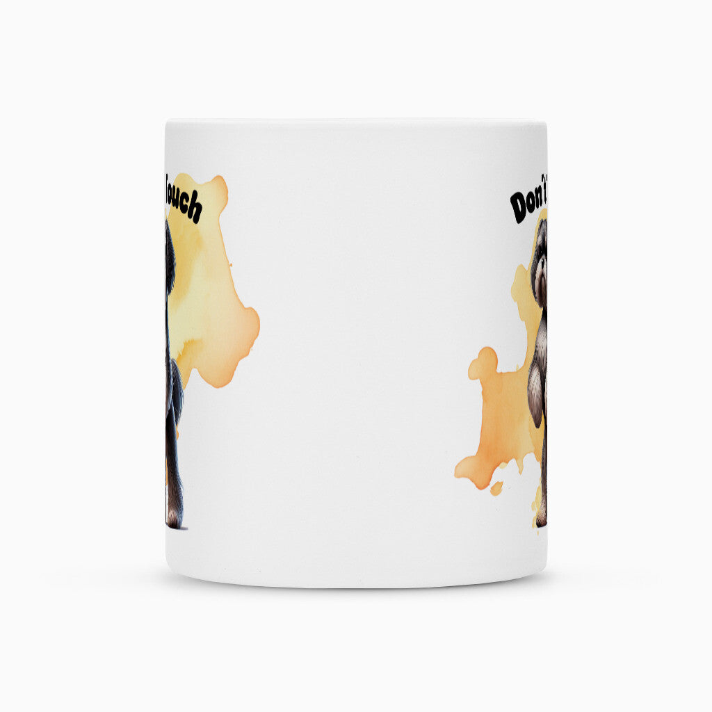 Tasse "Löwchen - Don´t touch II" – hunde-shirt.de