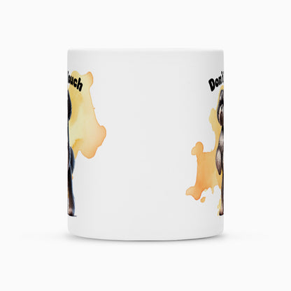 Tasse "Löwchen - Don´t touch II" – hunde-shirt.de