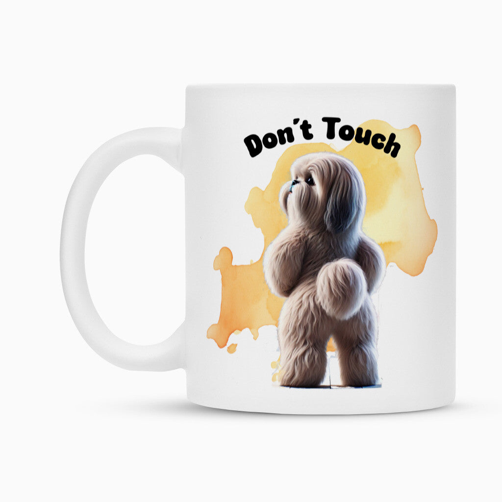 Tasse "Löwchen - Don´t touch III" – hunde-shirt.de