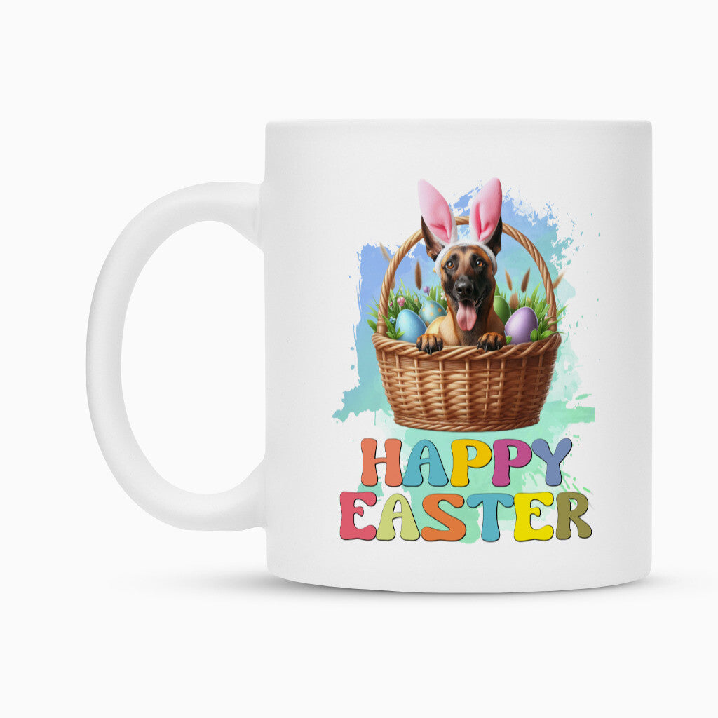 Tasse "Malinois - Happy Easter" – hunde-shirt.de