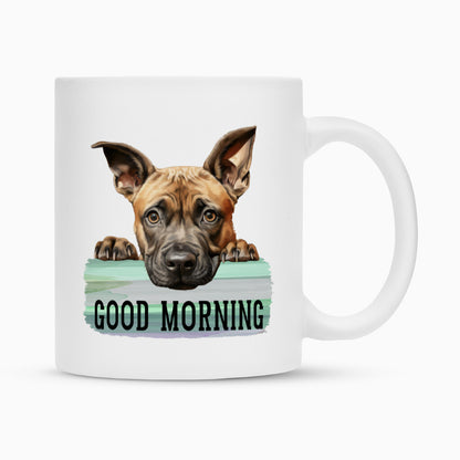 Tasse "Malinois - Puppy Good Morning" Weiß – hunde-shirt.de