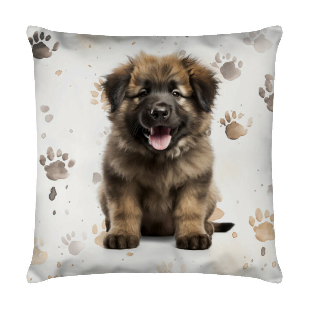 Kissen "Owtscharka - Puppy Paws" Weiß – hunde-shirt.de