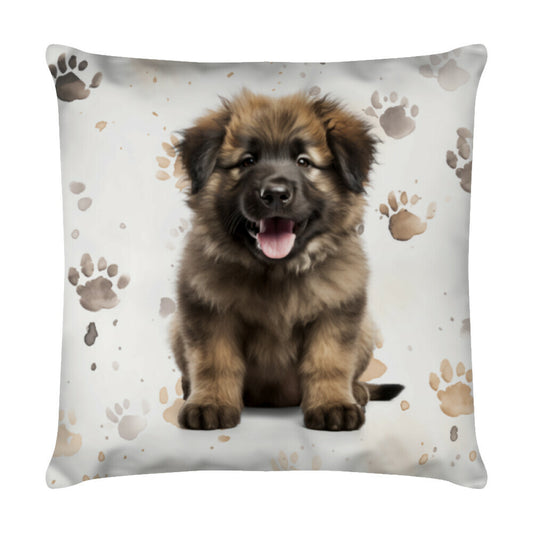 Kissen "Owtscharka - Puppy Paws" Weiß – hunde-shirt.de