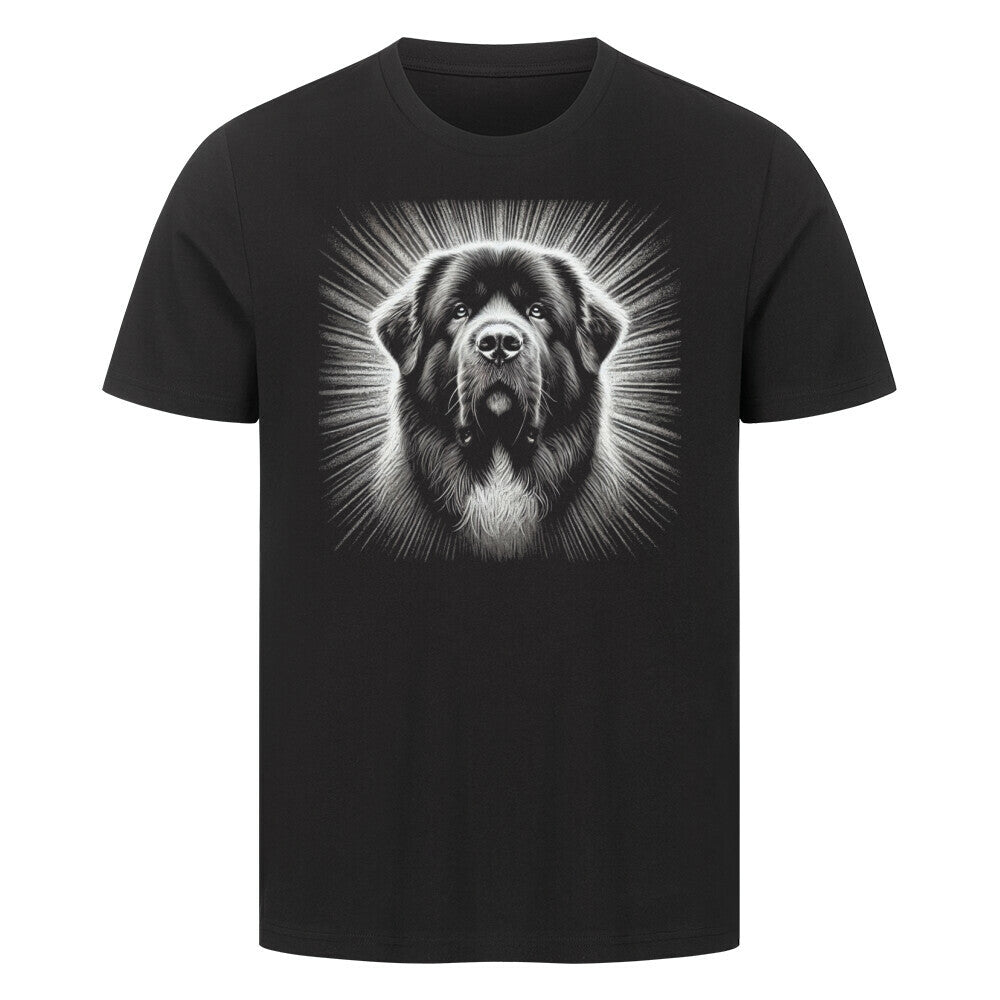 Premium T-Shirt "Owtscharka - Shine" Schwarz – hunde-shirt.de